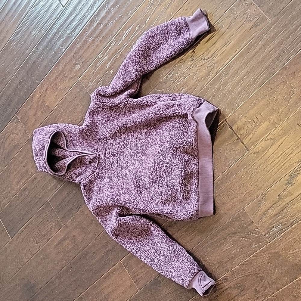 Athleta Girl Sherpa Hoodie, Purple